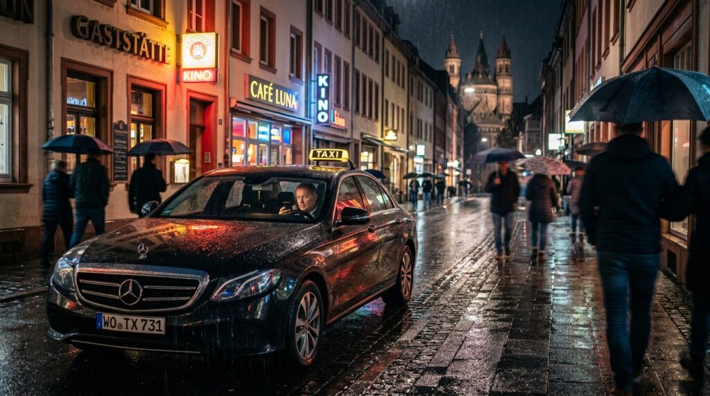 Taxi in Worms Germany