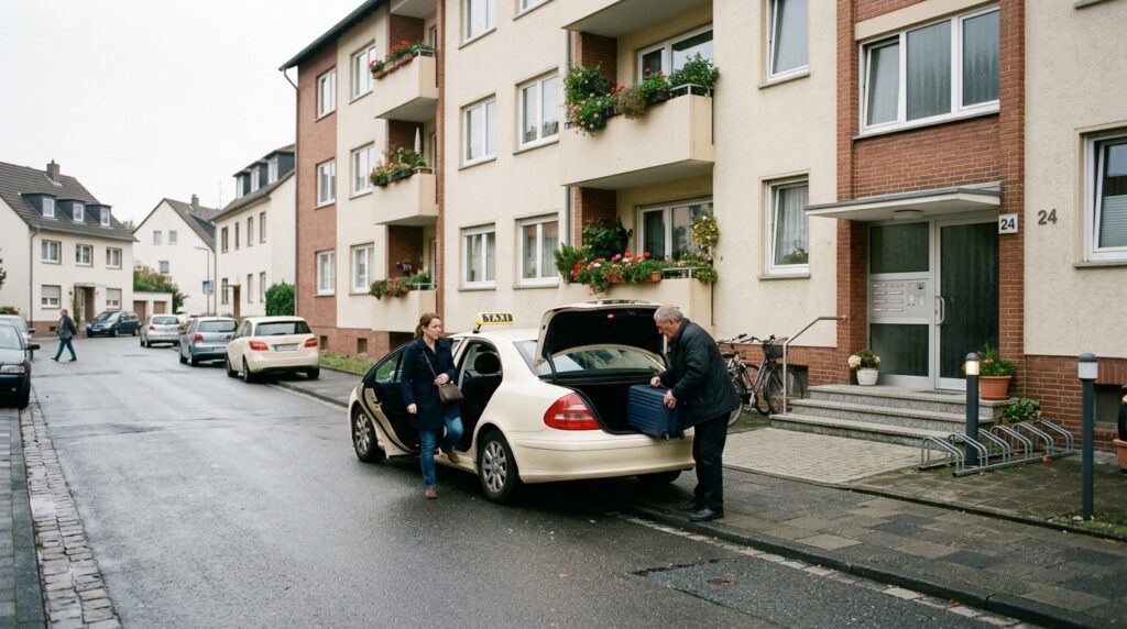 Taxi in Worms Germany
