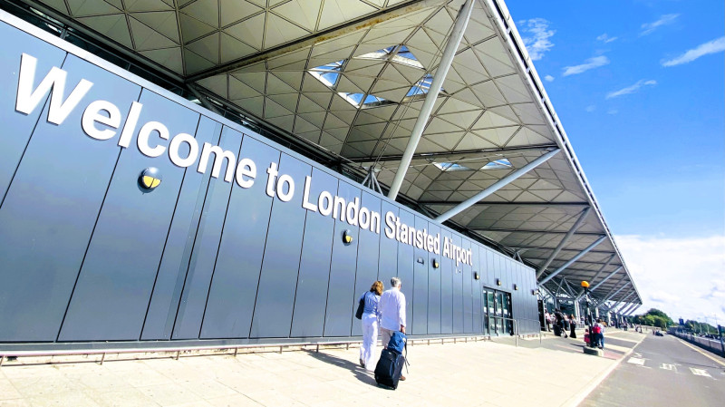 London Stansted Airport terminal exterior