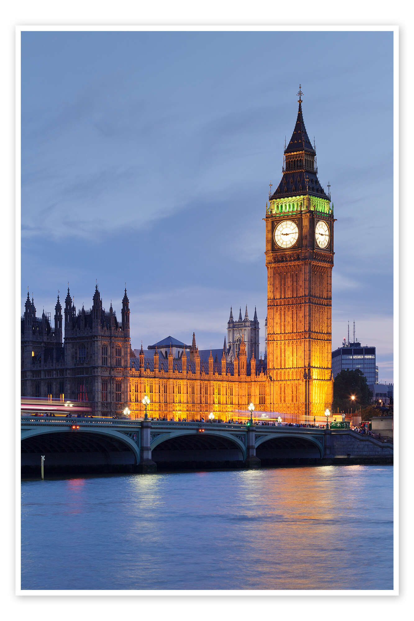 Big Ben and the Palace of Westminster in London, a popular destination for Huntingdon to London taxi transfers.
